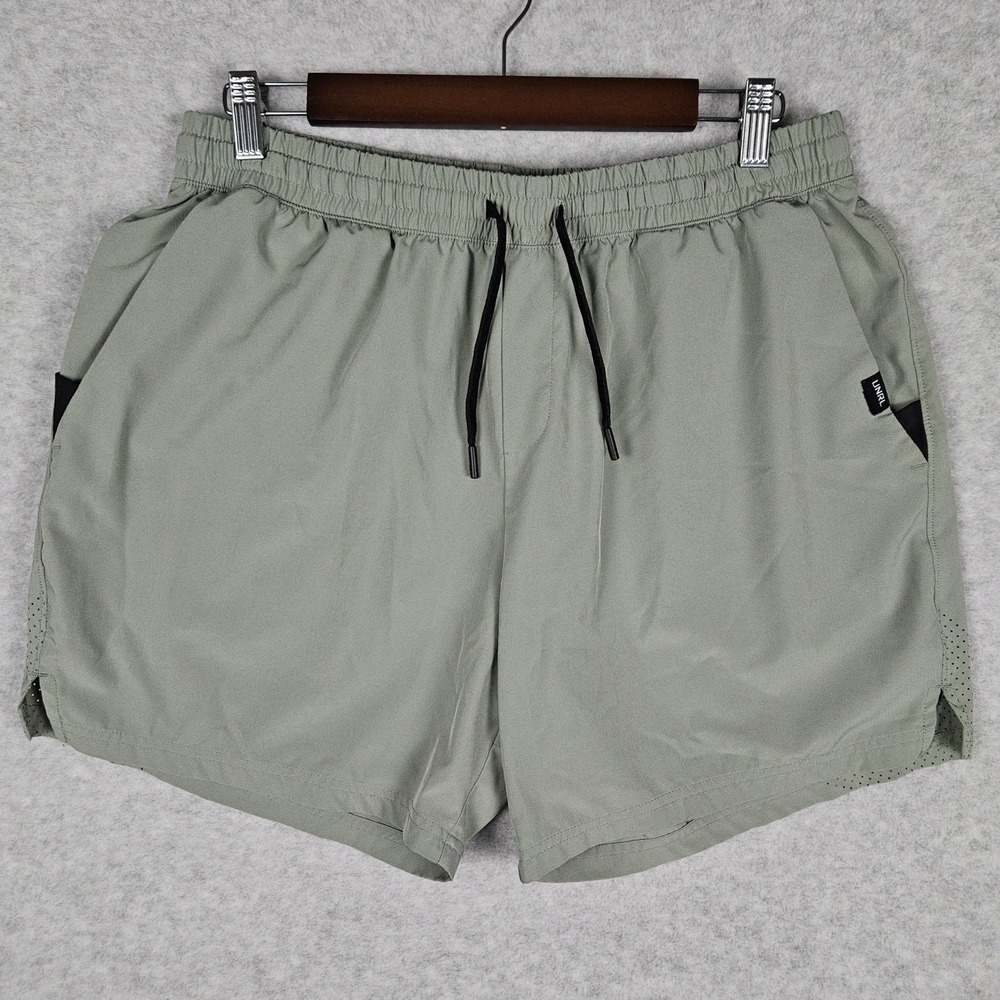 UNRL (Men's XL) Green Stride Shorts Athletic Gym Training Unlined Activewear
